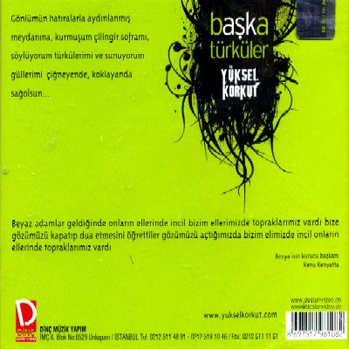 Yüksel Korkut CD-Baska Başka Türküler CD-Türk Halk (CD)