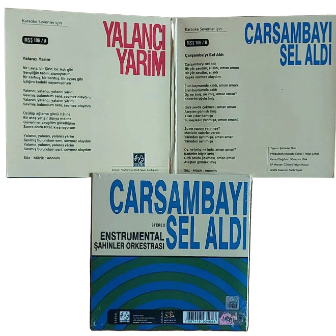 Zafer Dilek Çarşambayı Sel Aldı Yalancı Yarim Plak ( Siyah Plak ) Zafer Dilek Yalanci yarim | Carsambayi Sel Aldi Plak