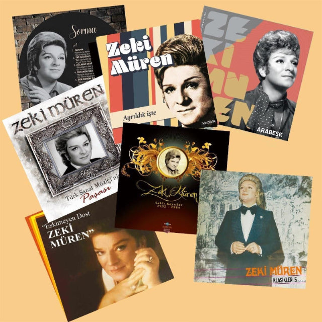 Türk Sanat Müzik Plak | Zeki Müren Plak Çeşitleri | Almanya | Belçika | Hollanda | Fransa | LP