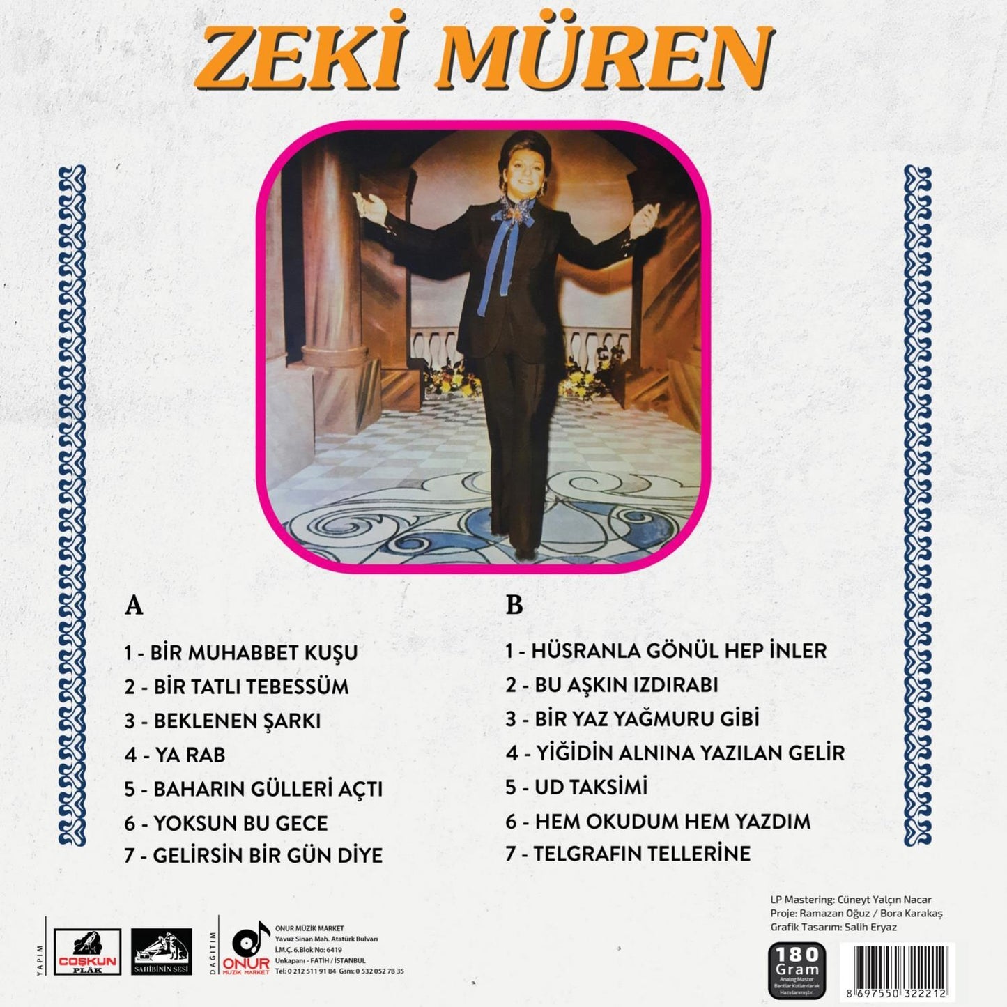 Zeki Müren - Bir Tatli Tebessüm-Beklenen Sarki(Plak)Schallplatte