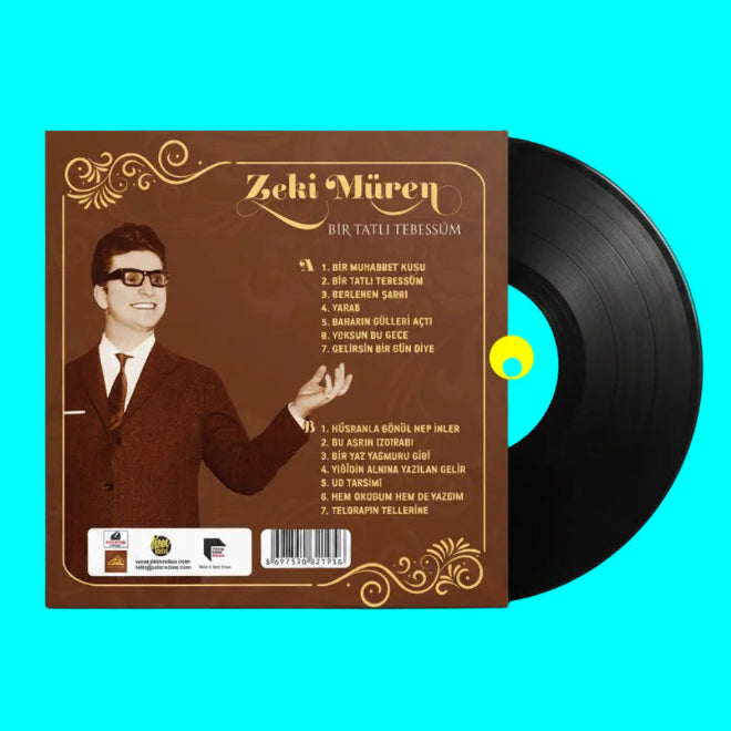 Zeki Müren Plak |Bir Tatlı Tebessüm (Türk Sanat | Sanat Müziği |Plak ) Schallplatte | LP