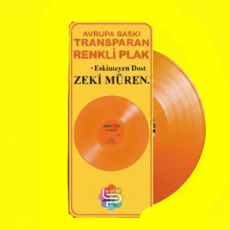 Zeki Müren - Eskimeyen Dost Plak(Renkli Plak) Türk Sanat LP |Türk Sanat Müziği plak | Schallplatte