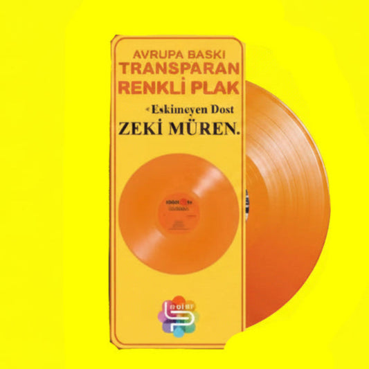 Zeki Müren - Eskimeyen Dost Plak(Renkli Plak) Türk Sanat LP |Türk Sanat Müziği plak | Schallplatte