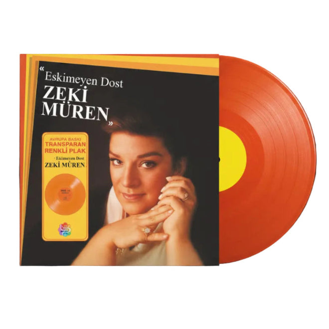 Zeki Müren - Eskimeyen Dost Plak(Renkli Plak) Türk Sanat LP |Türk Sanat Müziği plak | Schallplatte