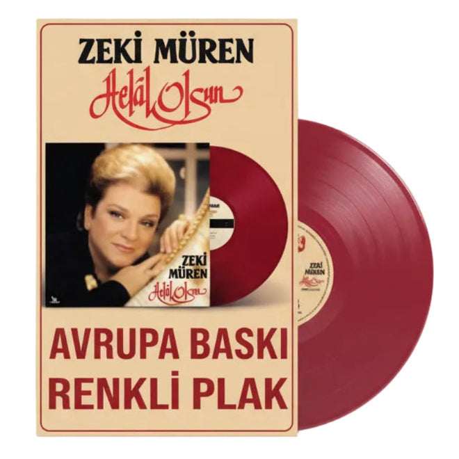 Zeki Müren - Helal Olsun Plak(Renkli Plak) Zeki Müren Helal Olsun (farbige Schallplatte) LP
