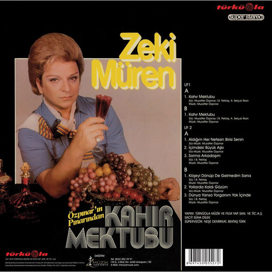 Zeki Müren Plak-Kahir Mektubu(2 Plak)Schallplatte