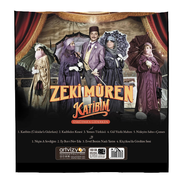 Zeki Müren - Katibim (Üsküdar'a Giderken) (Plak) Almanya | Belçika | Hollanda | Plak sipariş