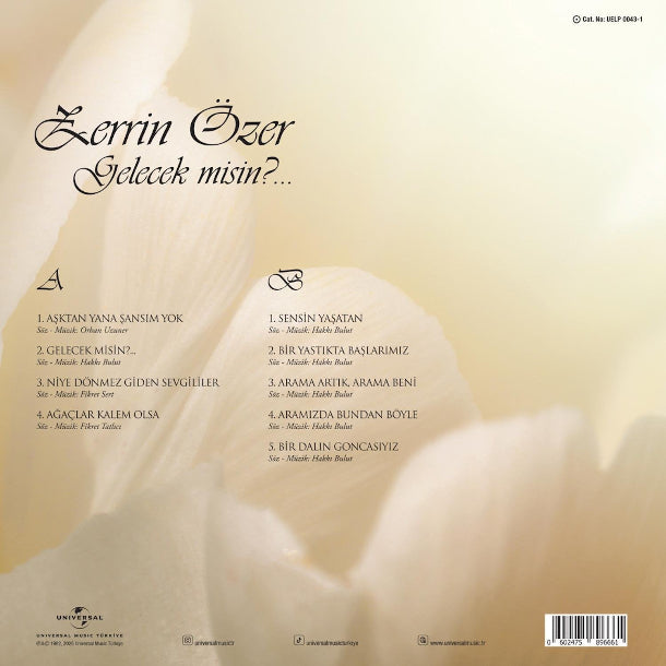 Zerrin Özer Plak - Gelecek Misin Plak | Türkçe | Pop | Plak | Schallplatte | LP