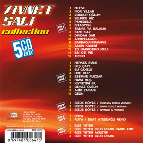 Ziynet Sali - Collection 5-CD [Türkischer Pop | CD]