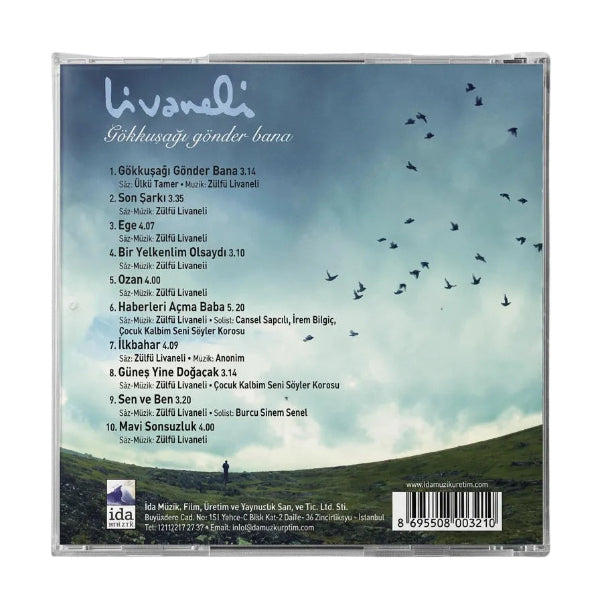 Zülfü Livaneli - Gökkuşağı Gönder Bana(CD) Zülfü Livaneli Gökkuşağı Gönder Bana CD | Özgün Müzik | Halk Müziği / Folk | CD