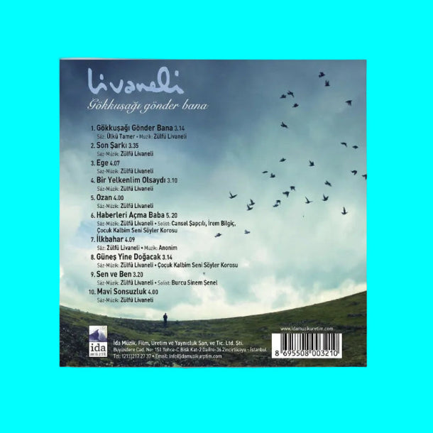 Zülfü Livaneli - Gökkuşağı Gönder Bana(CD) Zülfü Livaneli Gökkuşağı Gönder Bana CD | Özgün Müzik | Halk Müziği / Folk | CD